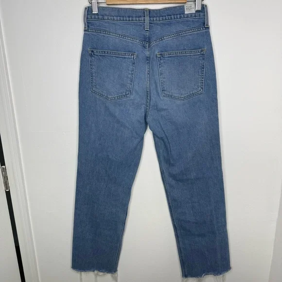 FRANK & EILEEN Monaghan High Rise Straight Leg Cropped Jeans - Picture 8 of 11